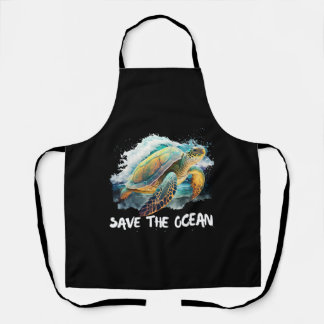 Save the Turtles Save the Ocean protect species    Apron