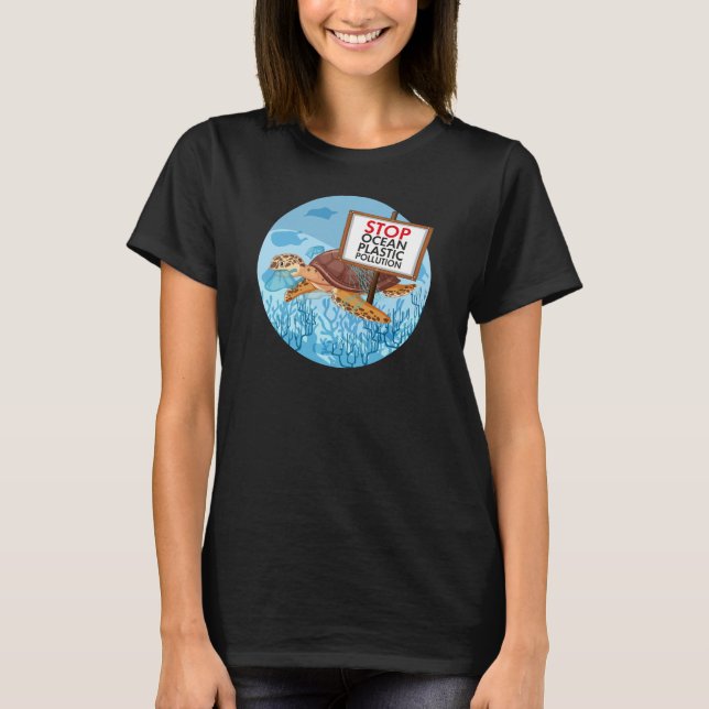 Save The Turtles Sea Turtle - Ocean Animals Sea  T-Shirt (Front)