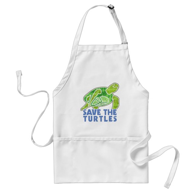 Save the Turtles Standard Apron (Front)