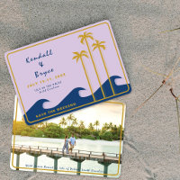 Save the Weekend Destination Tropical Wedding