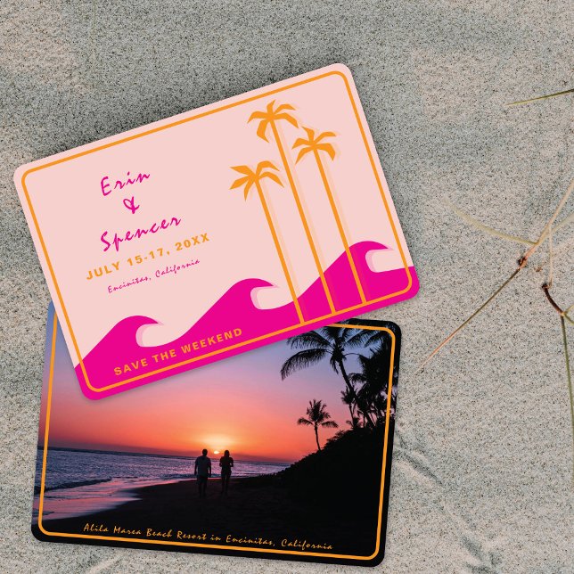 Save the Weekend Destination Tropical Wedding Date (Creator Uploaded)