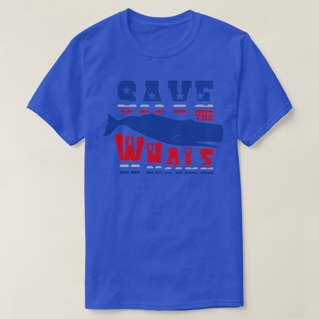 SAVE THE WHALE 10 T-Shirt (Design Front)