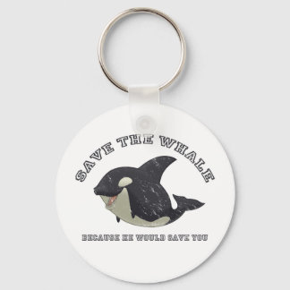 "Save the Whale" Keychain