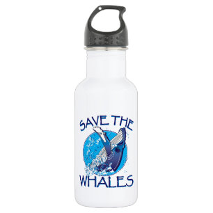 Save the Whales 532 Ml Water Bottle