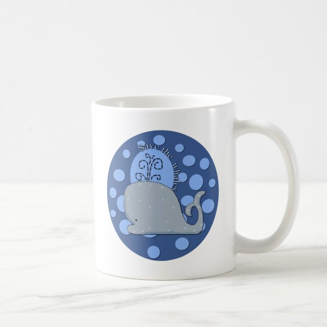 Save The Whales Coffee Mug (Right)
