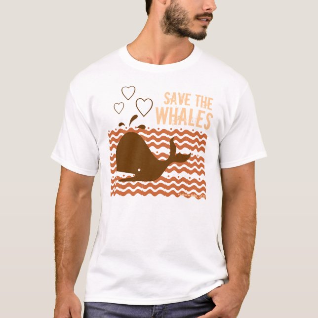 Save The Whales - Environmentally Conscious T-Shirt (Front)