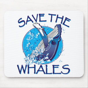 Save the Whales Mouse Mat