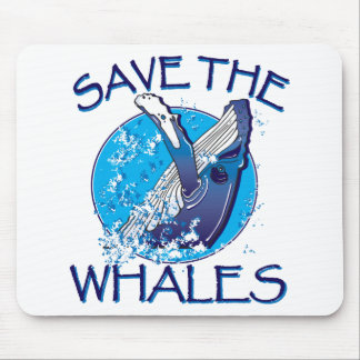 Save the Whales Mouse Mat