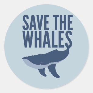 Save the Whales Sticker