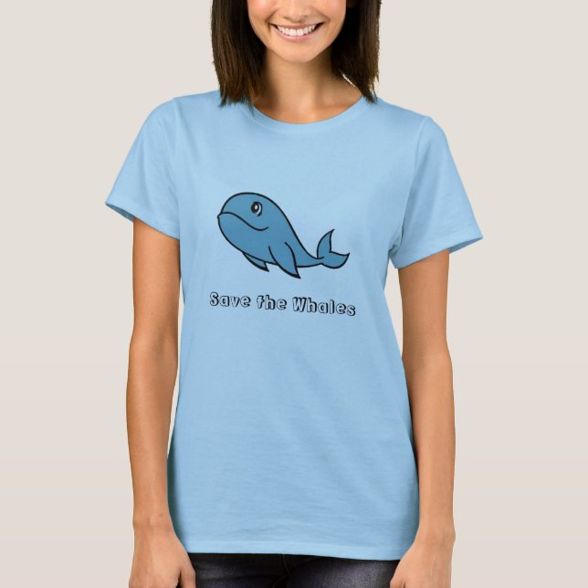 Save the Whales T-Shirt (Front)