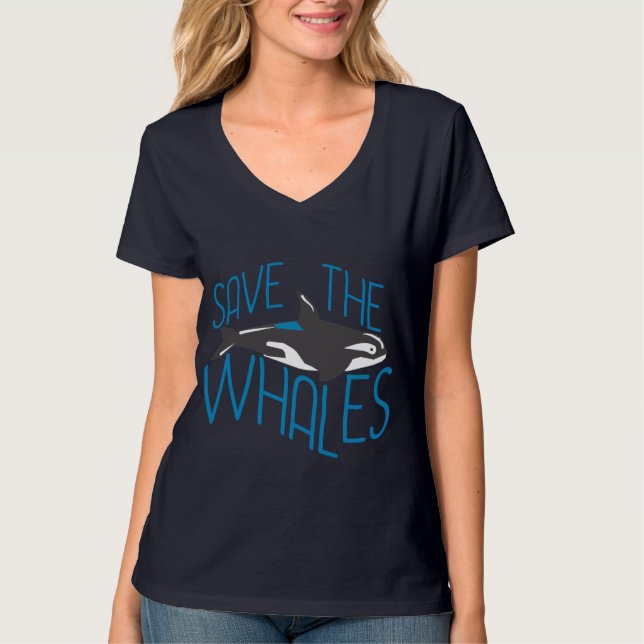 Save the Whales T-Shirt (Front)