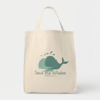 Save the Whales, Tote Bag