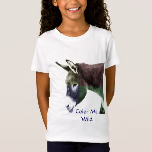 Save the Wild Burros Donkeys Western T-Shirt