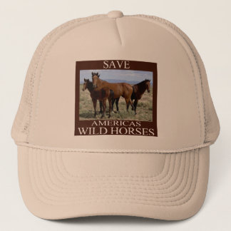 Save the Wild Horses Trucker Hat