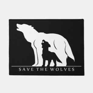 Save the Wolves Doormat
