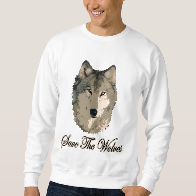 Save the Wolves Sweatshirt (Front)