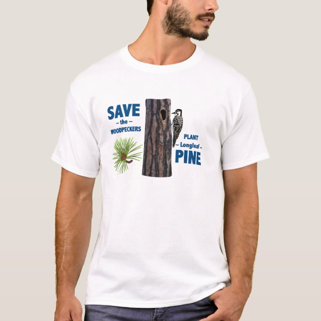 Save the Woodpeckers! T-Shirt (Front)