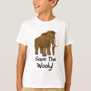 "Save The Wooly" Wooly Mammoth T-Shirt