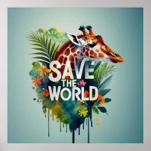 Save the world, endangered animal species