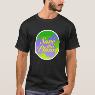 Save This Planet Activist Hippies 70s T-Shirt