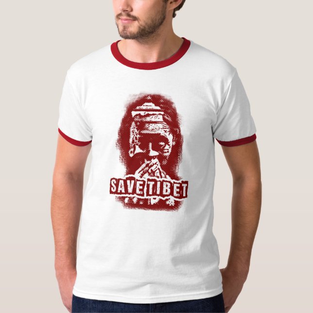 SAVE TIBET~! FREE TIBET! T-Shirt (Front)