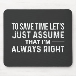 save time mouse mat
