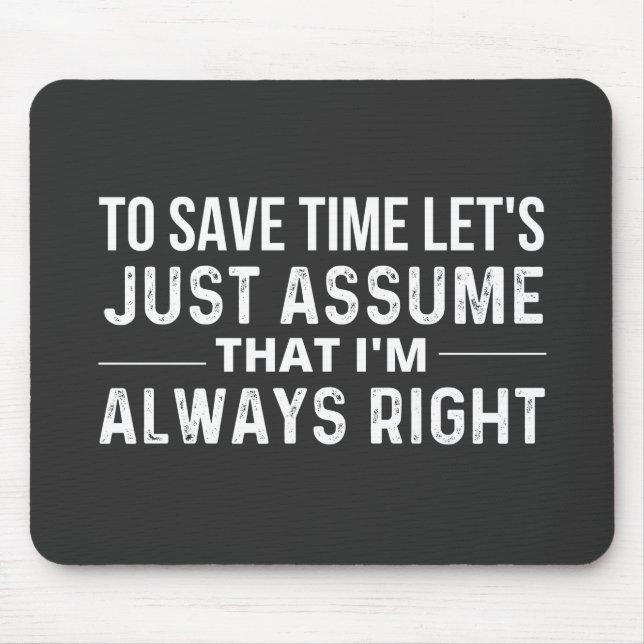 save time mouse mat (Front)
