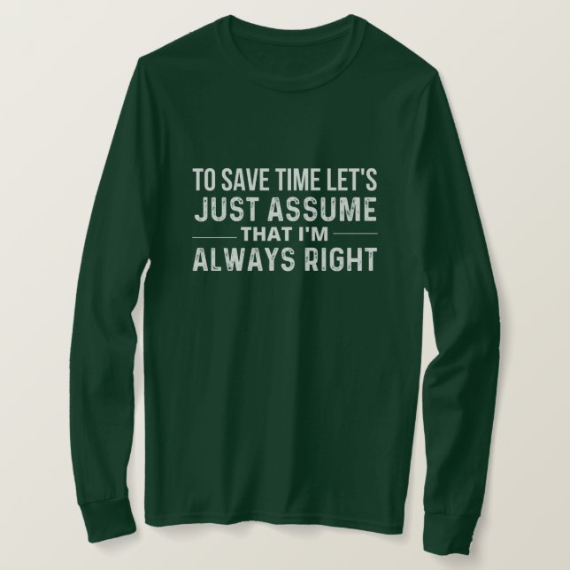 save time T-Shirt (Design Front)
