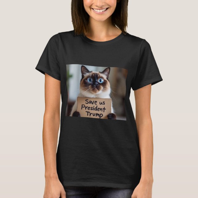 Save Us Trump Basic Dark T-Shirt (Front)