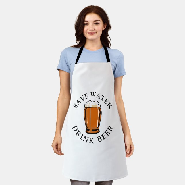 Save Water Drink Beer Apron (Worn)