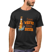 Save Water Drink Beer Vintage