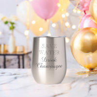Save Water Drink Champagne funny 