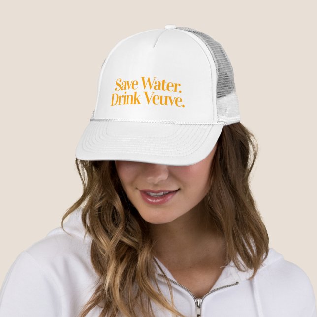 Save Water Drink Veuve Hat (In Situ)