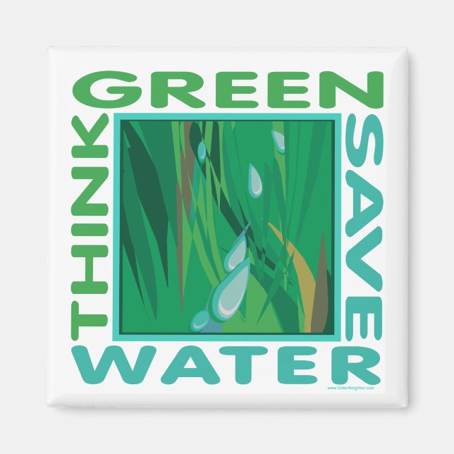 Save Water Magnet (Front)