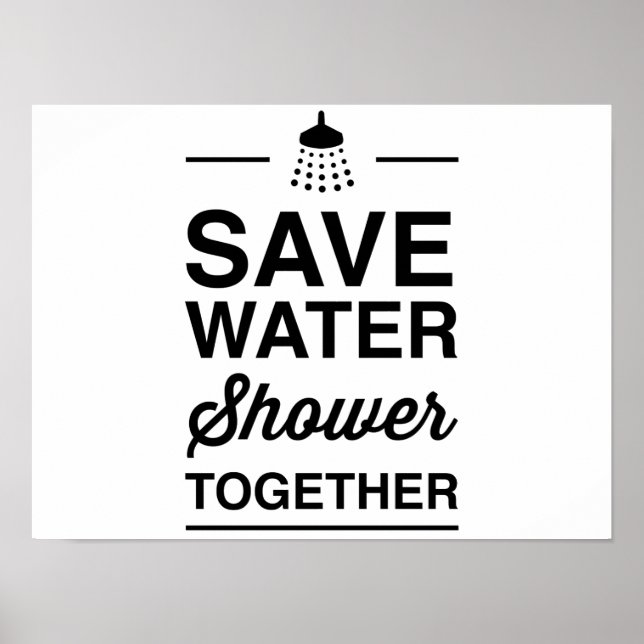 Save Water Poster (Front)