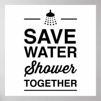 Save Water Poster