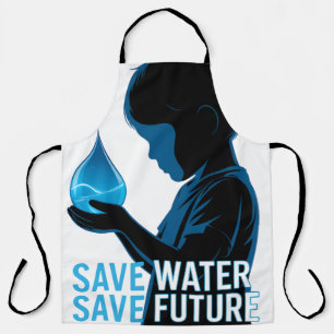  Save Water Save Future Apron