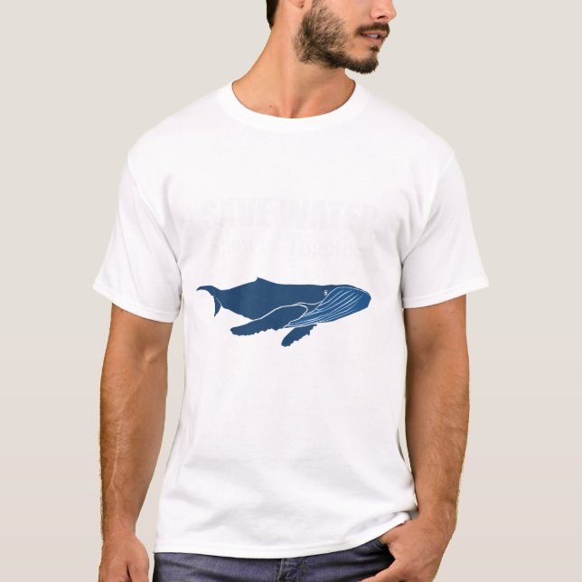 Save water. Shower together. T-Shirt (Front)