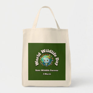 Save Wildlife. World Wildlife Day Tote Bag