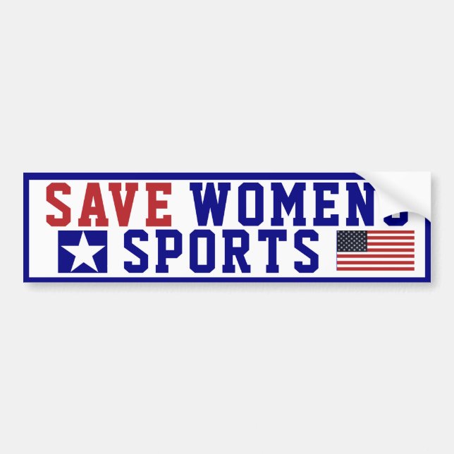 Save Womens Sports Bumper Sticker (Front)