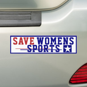 Save Womens Sports Bumper Sticker