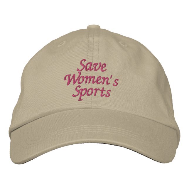 Save Women's Sports Embroidered Hat (Front)