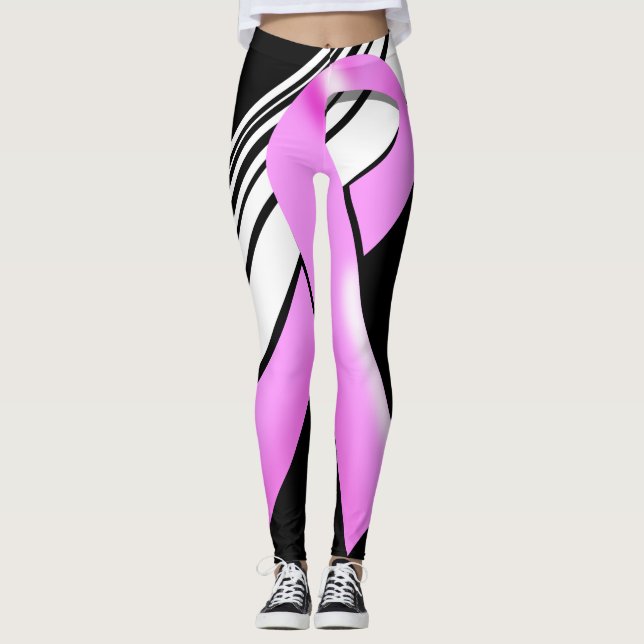 Save your breast awareness campaign leggings (Front)