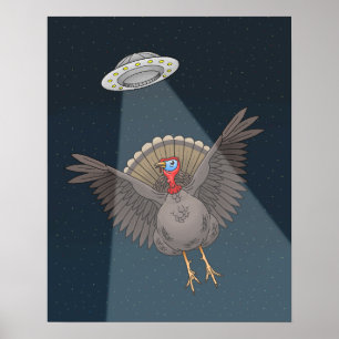 Saved By Aliens Before Thanksgiving Poster