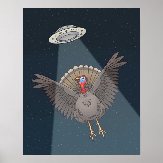 Saved By Aliens Before Thanksgiving Poster (Front)