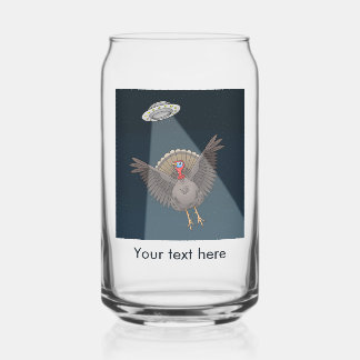 Saved By Aliens on Thanksgiving Day Can Glass
