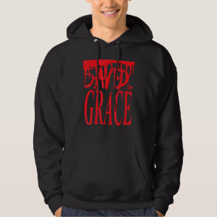 Saved By Grace Bible christian Ephesians Verse Fai Hoodie