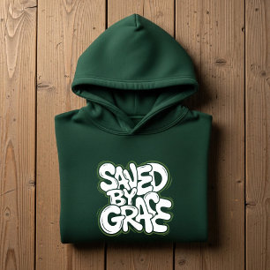 Saved by grace, Christian faith hoodie