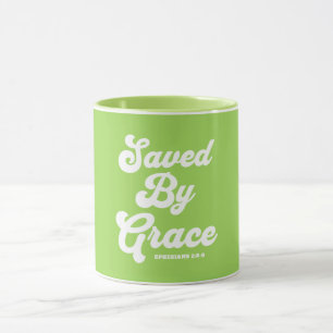 Saved By Grace Ephesians 2:8-9 Mug