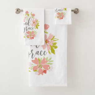 Saved By Grace - Ephesians 2:8 Bath Towel Set